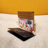Lilo and Stitch Tropical Sunset Floral Cardholder Wallet