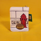 Sesame Street Oscar the Grouch Trash Can Pop Up Small Zip Wallet