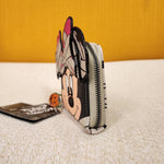 Minnie Mouse Mummy Costume Halloween Cosplay Zip Around Wallet