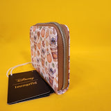 Loungefly Disney Lilo & Stitch Pumpkin Spice Latte Fall Leaf Zip Wallet NEW