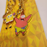 Spongebob and Patrick Ice Cream Keychain Set Besties