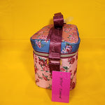 Betsey Johnson Rose Floral 6 Pack Insulated Lunch Bag Train Case Cooler