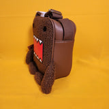 Domo Fuzzy Sherpa Figural Cosplay Crossbody Handbag