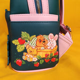Loungefly Strawberry Shortcake Custard & Strawberry Embroidered Mini Backpack