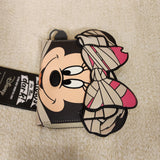 Minnie Mouse Mummy Costume Halloween Cosplay Zip Around Wallet