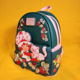 Loungefly Strawberry Shortcake Custard & Strawberry Embroidered Mini Backpack