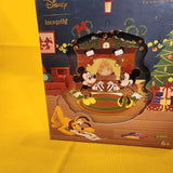 Mickey and Minnie Fireplace Coco Lenticular 3" LE Enamel Pin