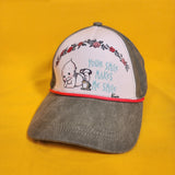 Kewpie Baby Your Smile Makes Me Smile Frog Rope Dad Hat Cap Floral Baseball Hat