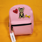 Marc Tetro 3 Piece Set Yorkshire Terrier Mini Backpack Wallet Cardholder