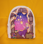Loungefly Disney Princess Tangled Rapunzel Lantern Window Mini Backpack NEW