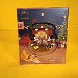 Mickey and Minnie Fireplace Coco Lenticular 3" LE Enamel Pin
