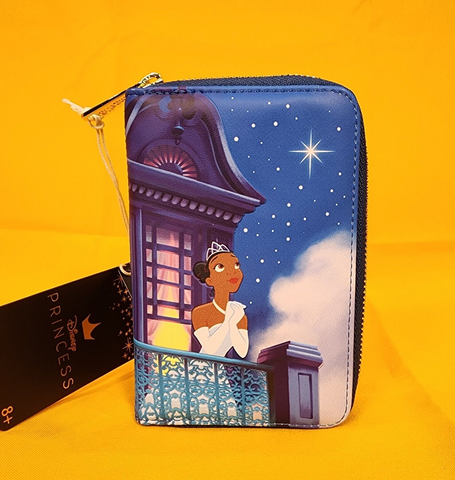 Princess Tiana Glow Stars Princess and the Frog Zip Wallet