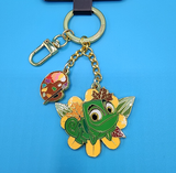 Loungefly Disney Tangled Rapunzel Pascal Paint Fall Autumn Keychain Charm