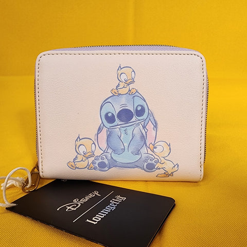 Lilo & Stitch Pastel Ducks Ducklings Zip Wallet