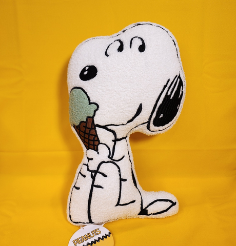 Peanuts Snoopy Plush Pillow Ice Cream Cone Summer 2025