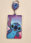 Lilo and Stitch Space Pastel Ombre Retractable ID Lanyard