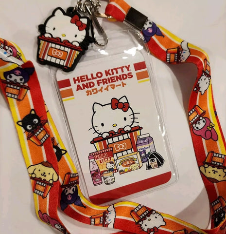 Hello Kitty and Friends Kawaii Mart Lanyard ID Holder