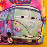 Loungefly Disney Pixar Cars Fillmore Tie-Dye Good Vibes Hippie Min Backpack