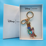 Disney BaubleBar Piglet Jeweled Scarf Holding Presents Keychain Bag Charm