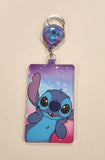 Lilo and Stitch Space Pastel Ombre Retractable ID Lanyard