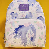 Loungefly Disney Winnie The Pooh Eeyore Purple Floral AOP Mini Backpack