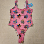Barbie California Dream Pink One Piece Swim Suit Bathing Suit XL