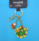 Loungefly Disney Tangled Rapunzel Pascal Paint Fall Autumn Keychain Charm