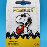 Loungefly Peanuts Snoopy Joe Cool Guitar Sunglasses Enamel Pin