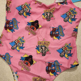 Barbie California Dream Pink One Piece Swim Suit Bathing Suit XL