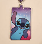 Lilo and Stitch Space Pastel Ombre Retractable ID Lanyard