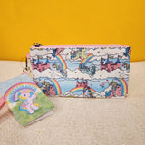My Little Pony Sky Scene AOP Print Nylon Zip Pouch Wristlet Wallet