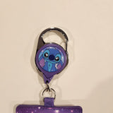 Lilo and Stitch Space Pastel Ombre Retractable ID Lanyard