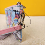 My Little Pony Sky Scene AOP Print Nylon Zip Pouch Wristlet Wallet