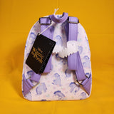 Loungefly Disney Winnie The Pooh Eeyore Purple Floral AOP Mini Backpack