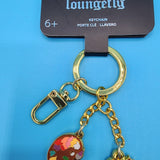 Loungefly Disney Tangled Rapunzel Pascal Paint Fall Autumn Keychain Charm
