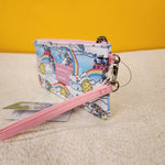 My Little Pony Sky Scene AOP Print Nylon Zip Pouch Wristlet Wallet