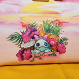 Loungefly Disney Lilo and Stitch & Angel Sunset Beach Scrump Satchel Handbag