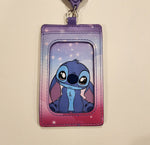 Lilo and Stitch Space Pastel Ombre Retractable ID Lanyard