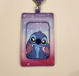 Lilo and Stitch Space Pastel Ombre Retractable ID Lanyard
