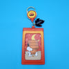 Peanuts Snoopy Fall Leaf Pumpkin Dog House Halloween Lanyard ID Holder