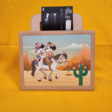 Mickey & Minnie Mouse Western Cowboy Notebook Journal