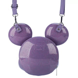 Loungefly☆ディズニーミッキー3Dヘッドグリッタークロスボディ Loungefly☆ディズニーミッキー3Dヘッドグリッタークロスボディ