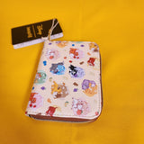 Loungefly Disney Cats Milk Cartons AOP Simba Figaro Marie Oliver Zip Wallet