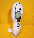Peanuts Snoopy Plush Pillow Ice Cream Cone Summer 2025