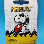 Loungefly Peanuts Snoopy Joe Cool Guitar Sunglasses Enamel Pin