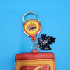Peanuts Snoopy Fall Leaf Pumpkin Dog House Halloween Lanyard ID Holder