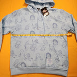 Cakeworthy Wizard of Oz Pull Over Hoodie AOP Theres No Place Like Home Medium