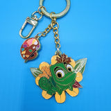 Loungefly Disney Tangled Rapunzel Pascal Paint Fall Autumn Keychain Charm