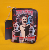 Loungefly Terrifier Art The Clown Splatter Halloween Horror Movie Zip Wallet