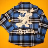 Cakeworthy Disney Fantasia Flannel Sorcerer's Apprentice Blue Unisex Medium NEW